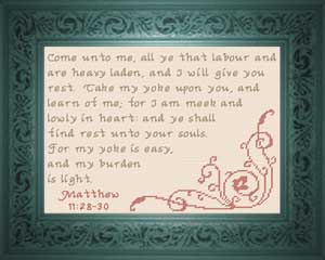 I Will Give You Rest - Matthew 11:28-30